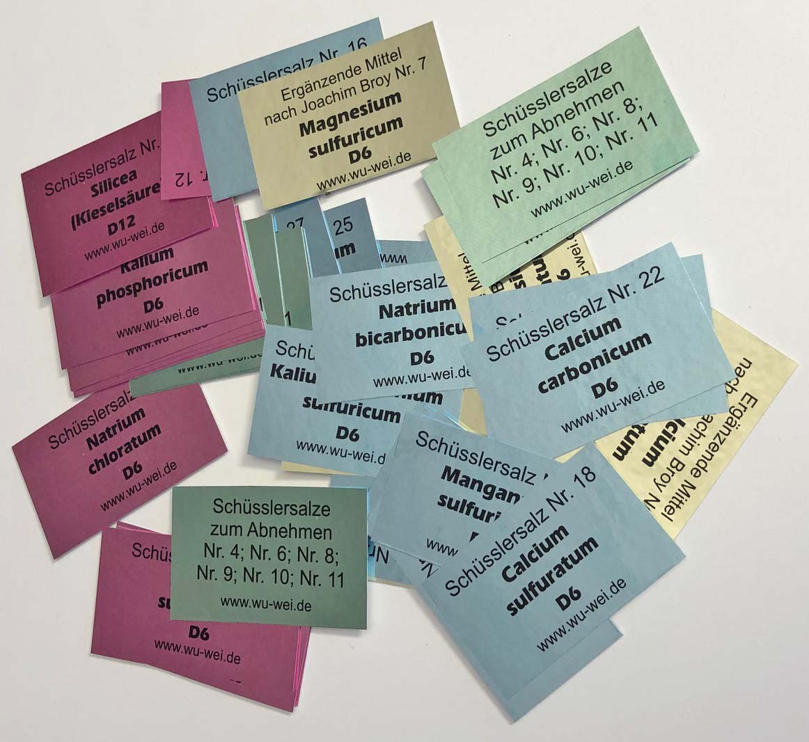 Schüßler Radionik-Cards