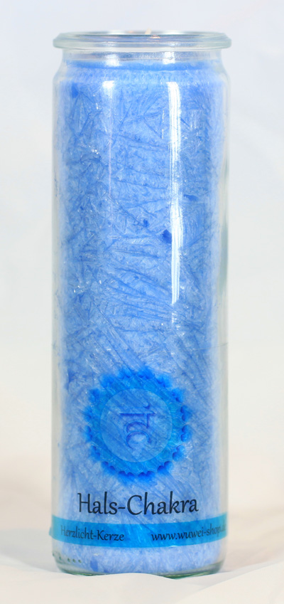 Herzlicht Hals-Chakra hellblau 20 x 6 cm