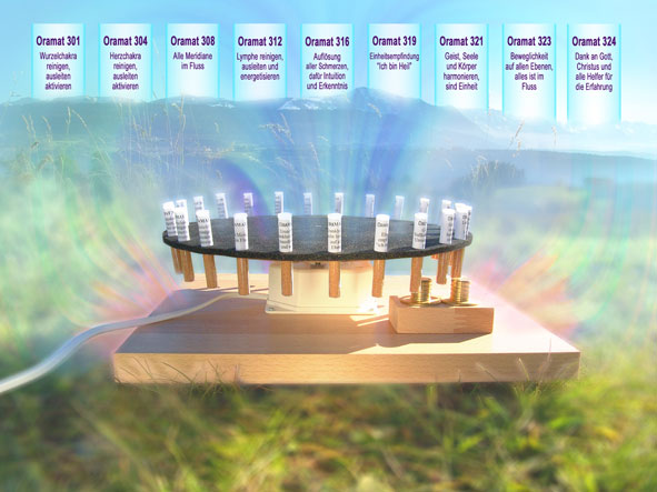 ORAMAT Komplett-Set mit 24 neutralen Transmittern
