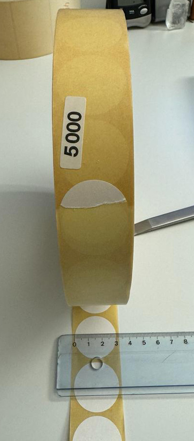 Etiketten Papier 30mm Durchmesser 5000 Stück