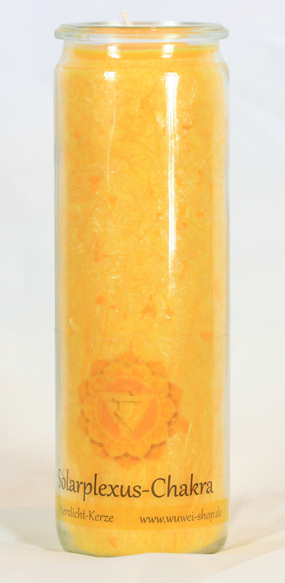 Herzlicht Solarplexus-Chakra gelb 20 x 6 cm