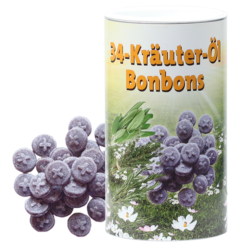 34 Kräuter-Öl Bonbon 800 g