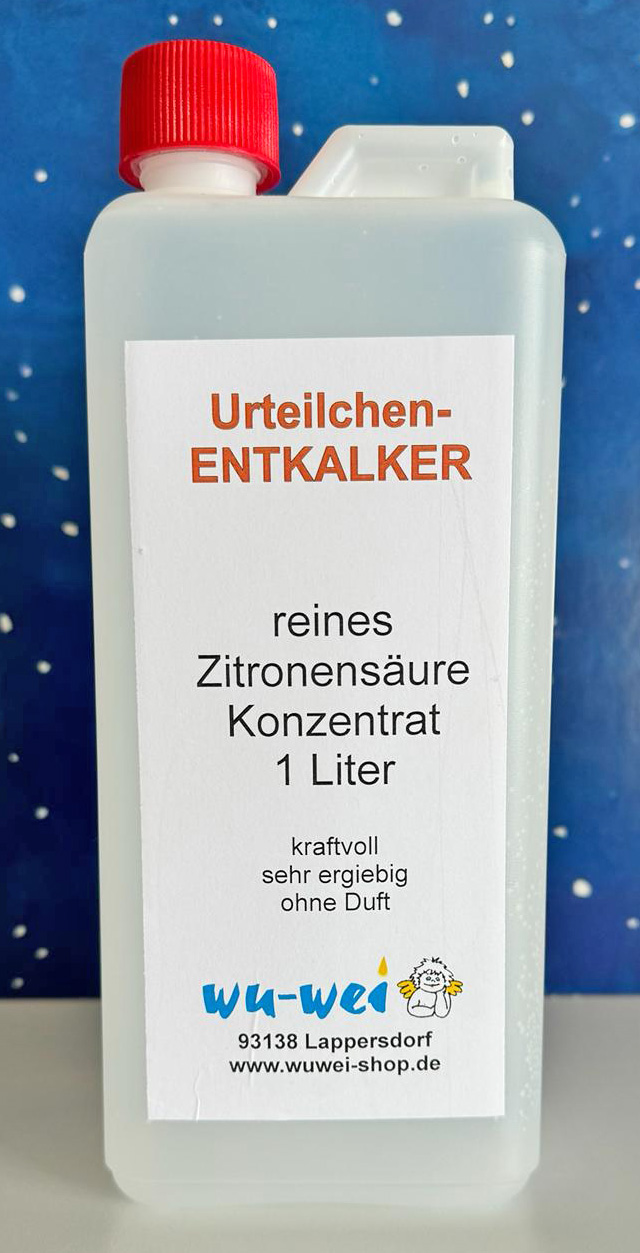 Urteilchen Entkalker Zitronensäure 1 Liter