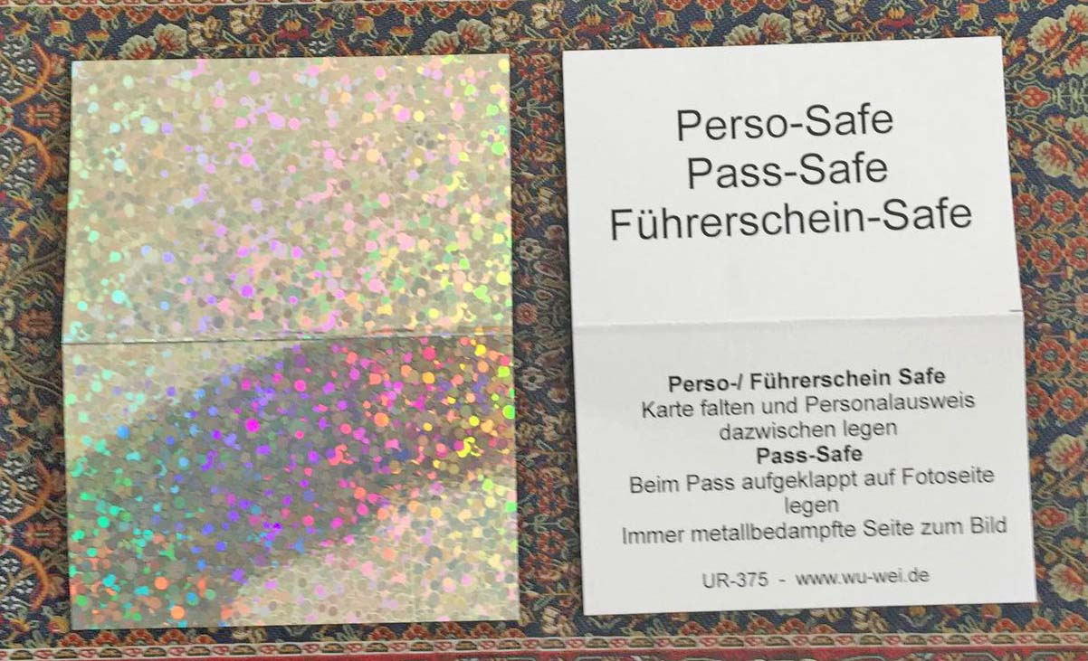 Urteilchen-Perso-Safe