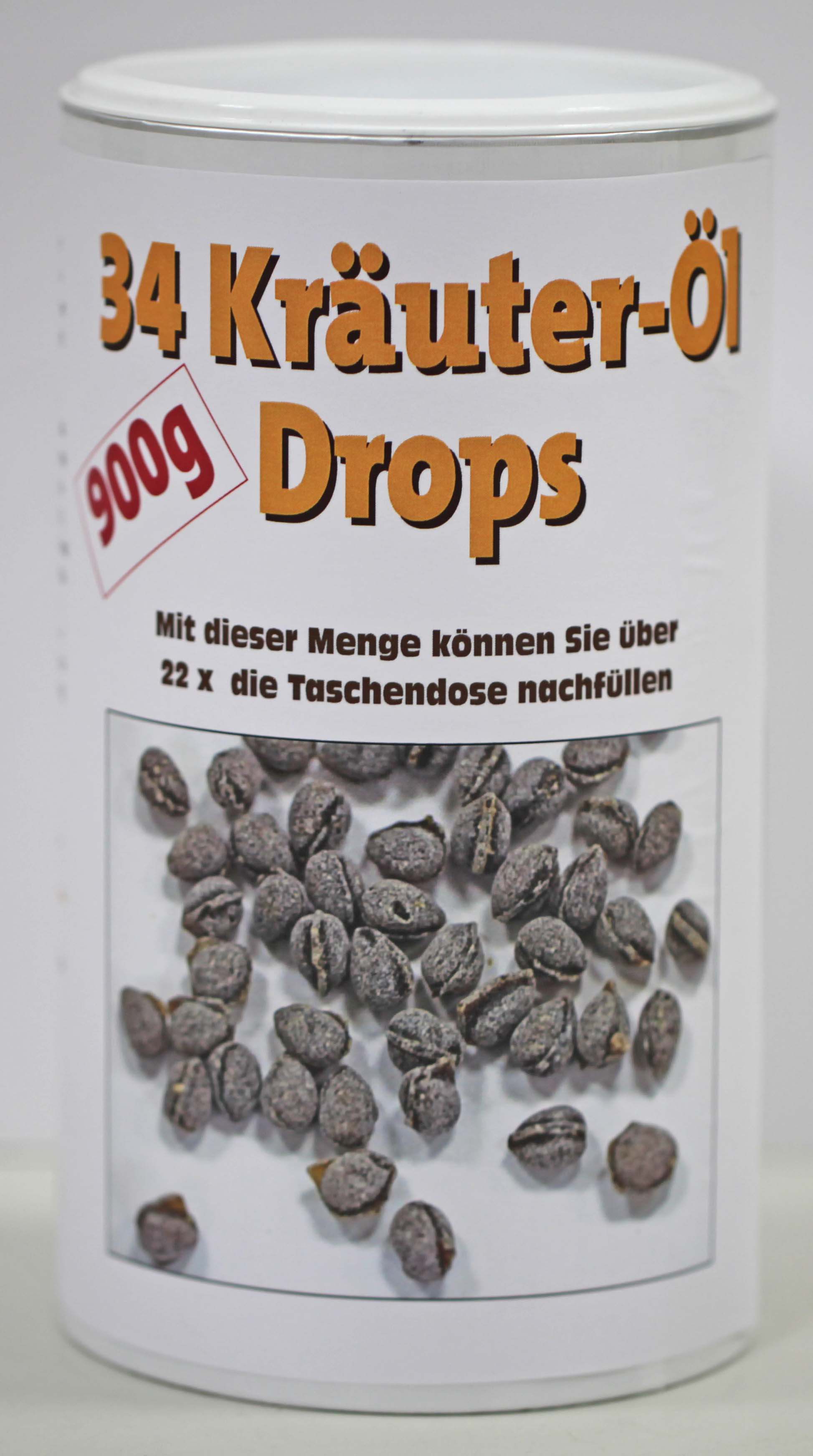 34 Kräuter-Öl Drops 900 g