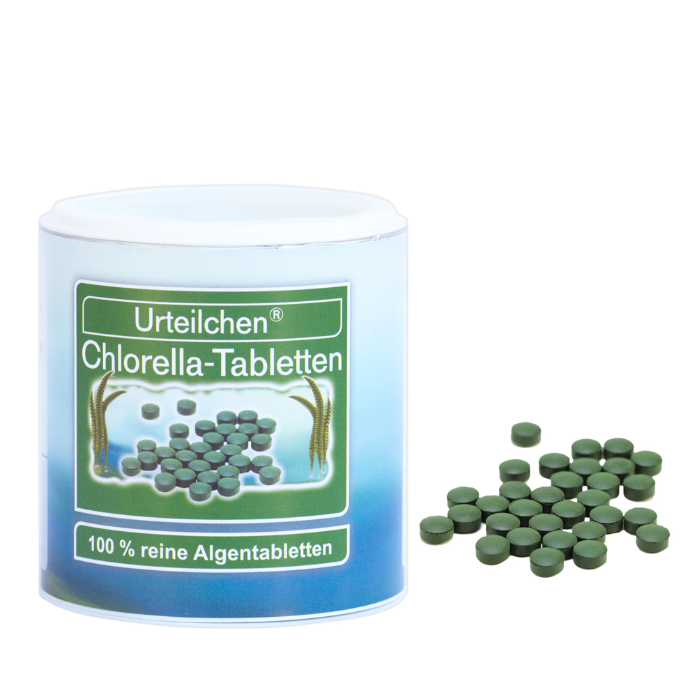 Urteilchen Chlorella-Tabletten - 100 g (ca. 250 Tabletten)