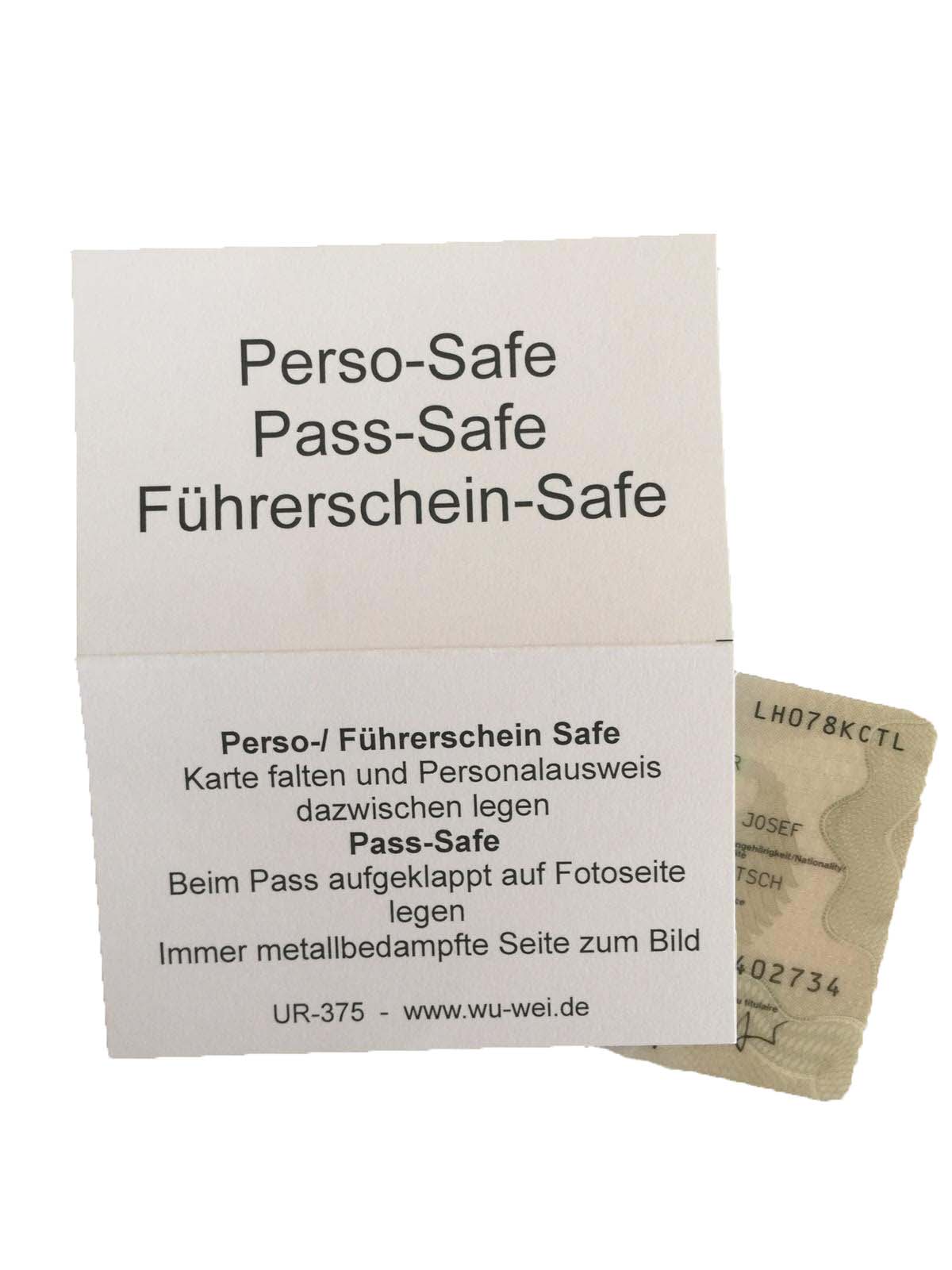 Urteilchen-Perso-Safe