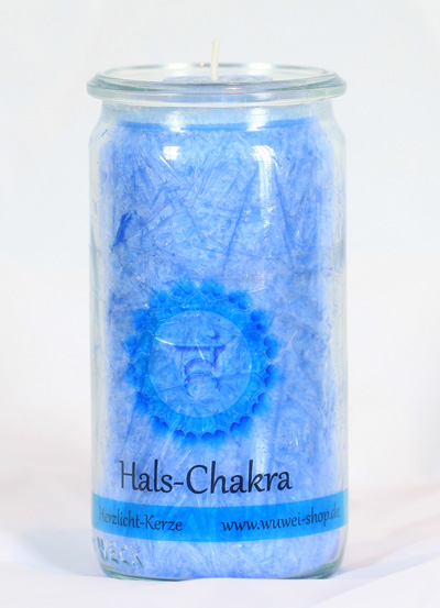 Herzlicht Hals-Chakra hellblau 13 x 6 cm