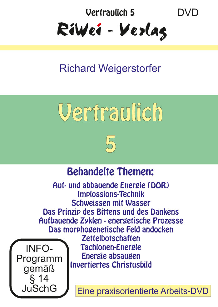 Richard Weigerstorfer - Vertraulich 5 - Schweißen mit Wasser - Film-Download