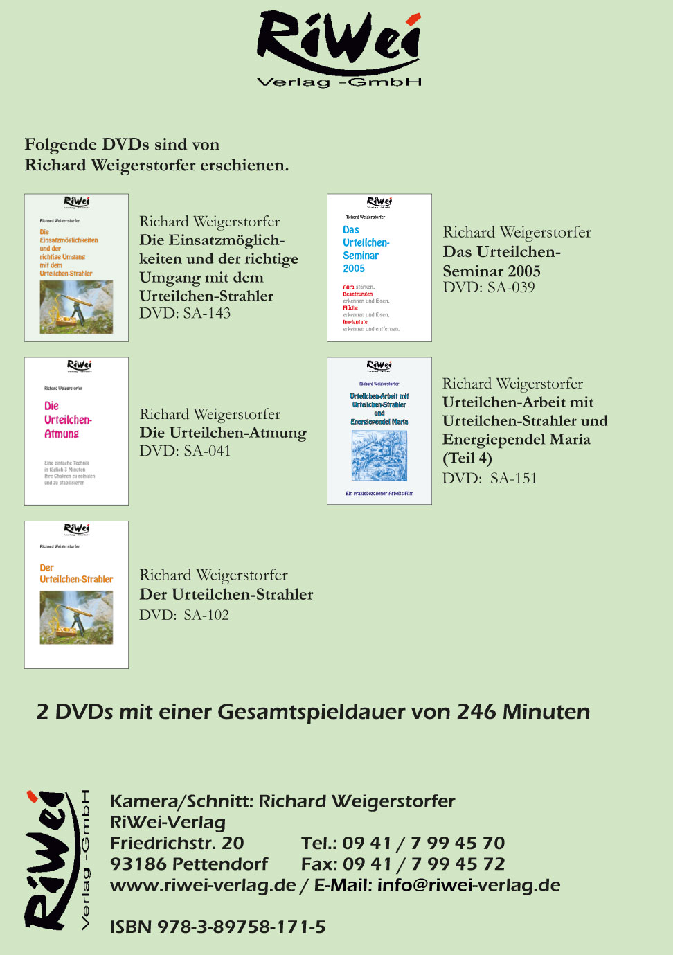 Richard Weigerstorfer - Das Urteilchen Seminar 2008 - Film Download