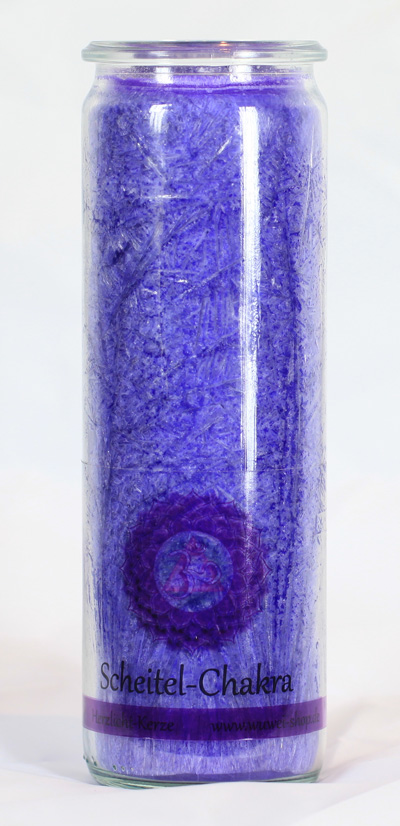 Herzlicht Scheitel-Chakra violett 20 x 6 cm